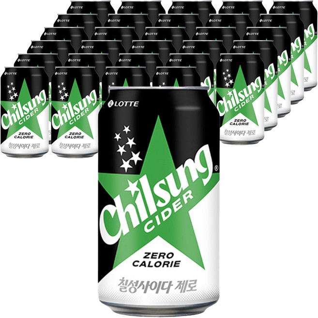 칠성사이다 제로, 355ml, 72개
