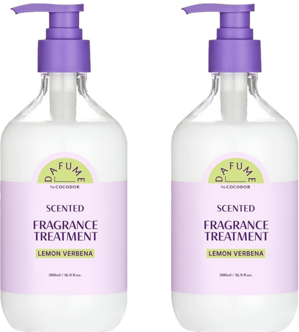 다퓸 바이 코코도르 센티드 프레그런스 트리트먼트 레몬버베나, 2개, 500ml