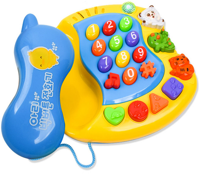 내친구 아리 우리말 빅버튼 전화기, 혼합색상, 1개