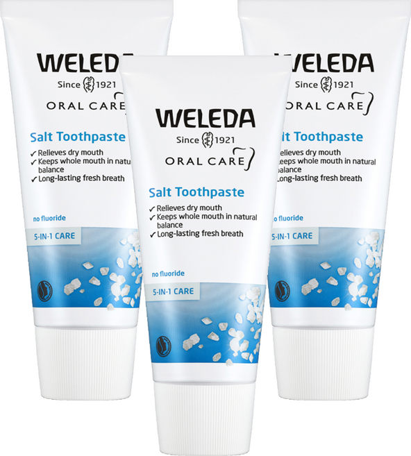 벨레다 소금 치약, 75ml, 3개