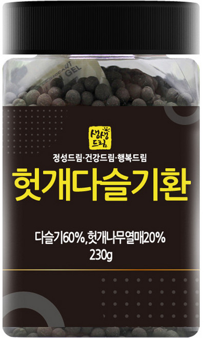 생생드림 헛개다슬기환 국산, 1개, 230g