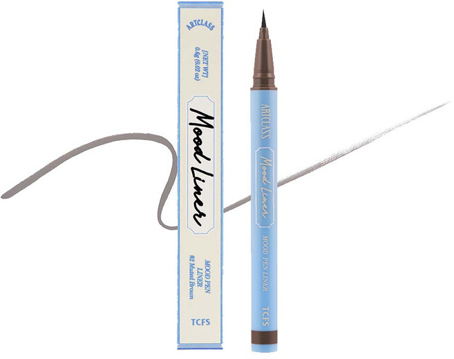 투쿨포스쿨 아트클래스 무드 펜 라이너 0.6g, 2호뮤티드브라운, 1개