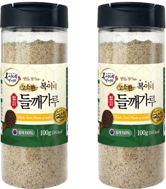 복이네먹거리 국산 고소한 탈피들깨가루, 100g, 2개
