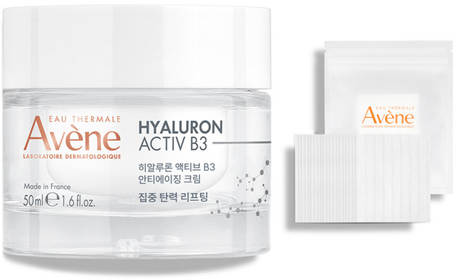 아벤느 안티에이징 HAB3 탄력 액티브 크림 50ml + 화장솜 20p 세트, 1개