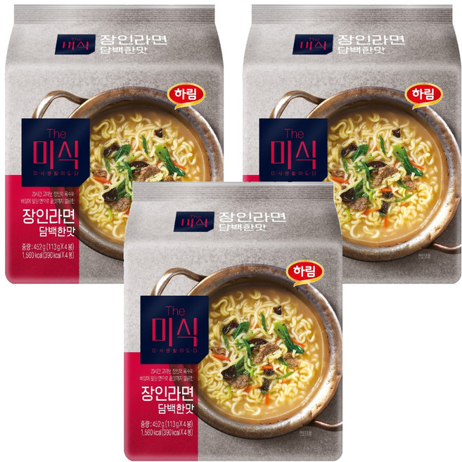 The Mishik 匠人 匠人拉麵 清淡風味, 12包