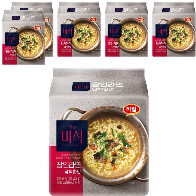 The Mishik 匠人 匠人拉麵 清淡風味, 24包