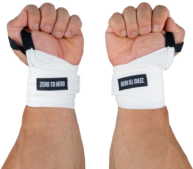 제로투히어로 면 손목보호대, 1세트, WHITE