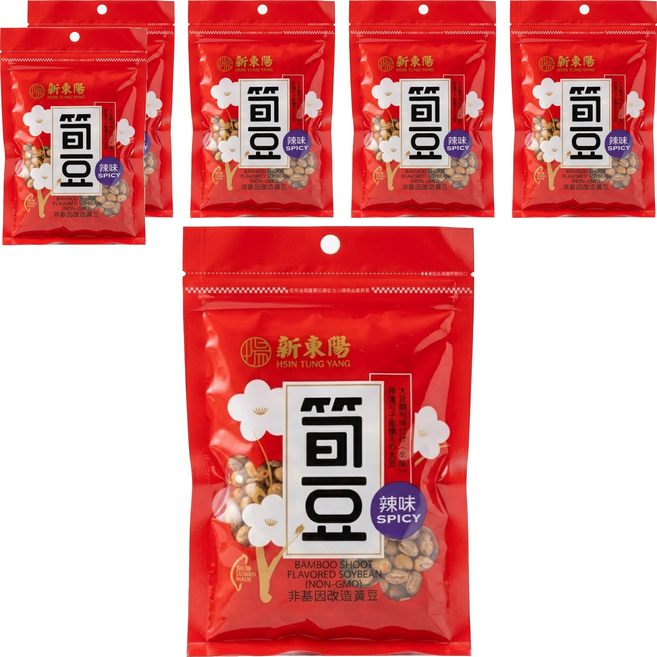 新東陽 辣味筍豆, 150g, 6包