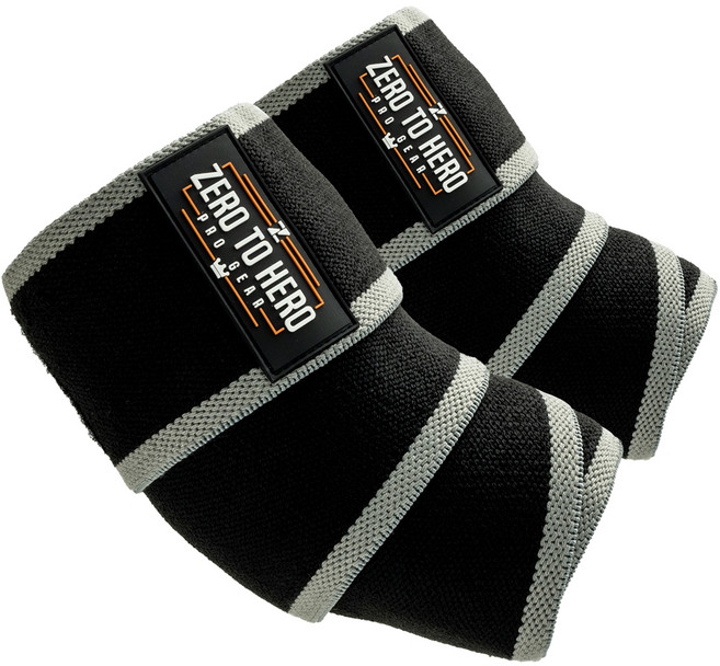 제로투히어로 헬스 팔꿈치보호대 세트 Type2, 1세트, GREY