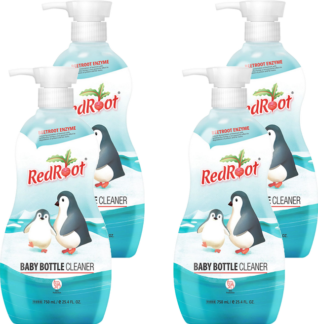 레드루트 젖병세정제, 750ml, 4개