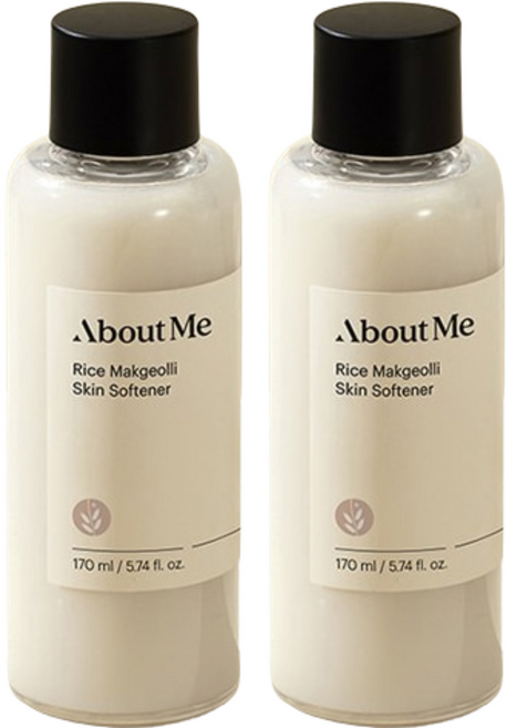 어바웃미 쌀 막걸리 스킨, 170ml, 2개