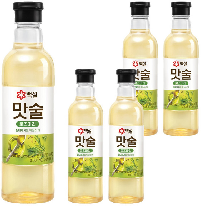 백설 맛술 로즈마리, 500ml, 5개