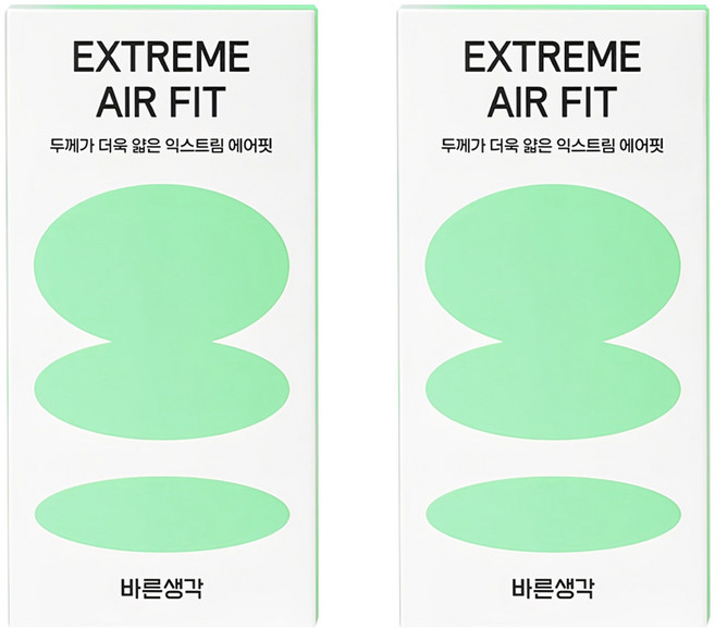 바른생각 익스트림 에어핏 콘돔, 10개입, 2개