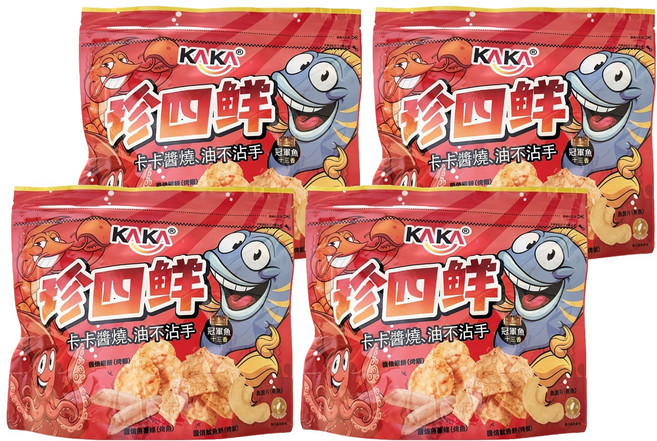 KAKA 卡卡 珍四鮮 冠軍魚十三香, 88g, 4包