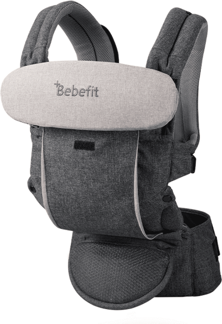 Bebefit S7 旗艦款 智能嬰兒揹帶, 極致灰