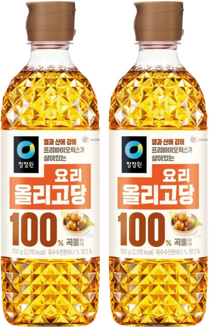 청정원 요리 올리고당, 700g, 2개