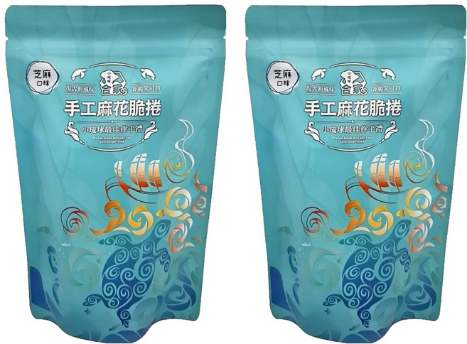 合家 麻花捲 芝麻, 190g, 2包
