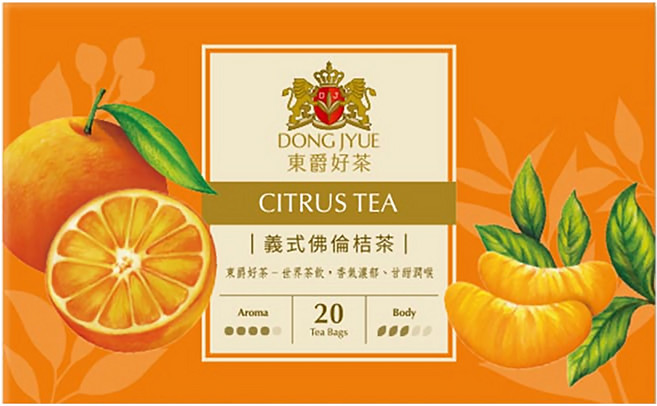 DONG JYUE 東爵好茶 義式佛倫桔茶, 2g, 20包, 1盒