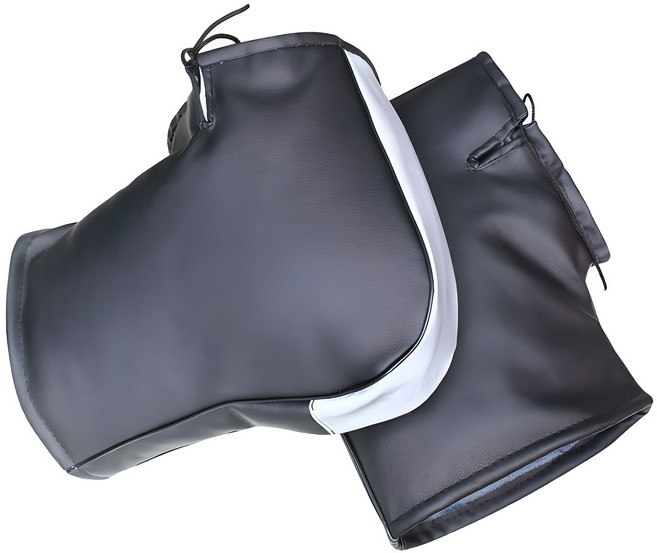 오토바이 방한 장갑, 블랙