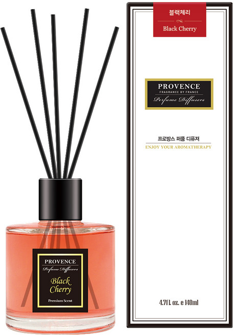 더허브샵 프로방스 퍼퓸 디퓨져, 블랙체리, 140ml, 1개