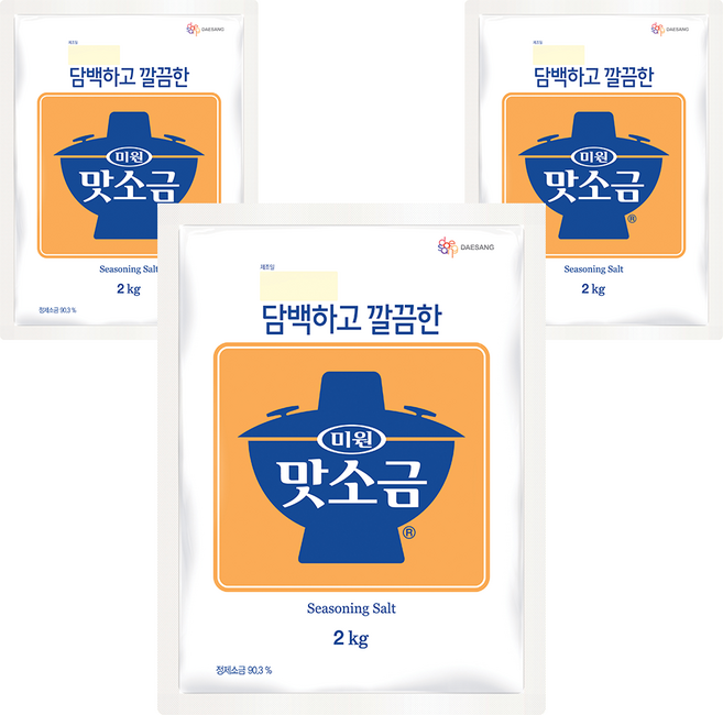 미원 대상 맛소금, 2kg, 3개