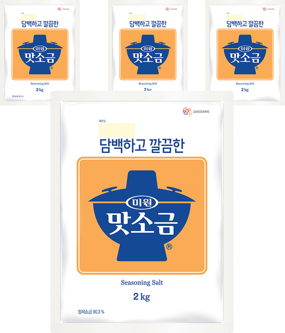 미원 맛소금, 2kg, 4개