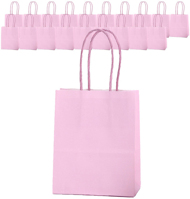 길그리 파스텔 크라프트 쇼핑백, 03 퍼플, 20개