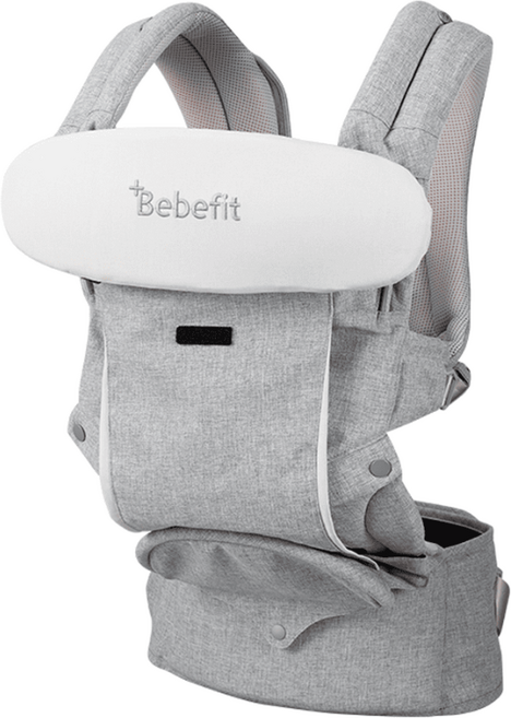 Bebefit S7 旗艦款 智能嬰兒揹帶, 淺雲灰