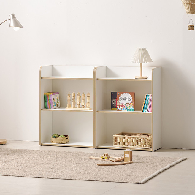 웰퍼니쳐 쿠비 키즈 교구장 세트 1200 3단 방문설치, 화이트