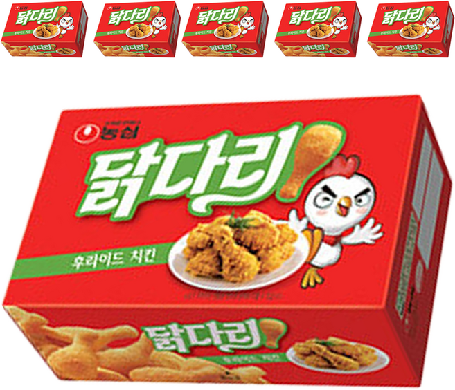 NONGSHIM 農心 雞腿造型餅乾 炸雞風味, 66g, 6個