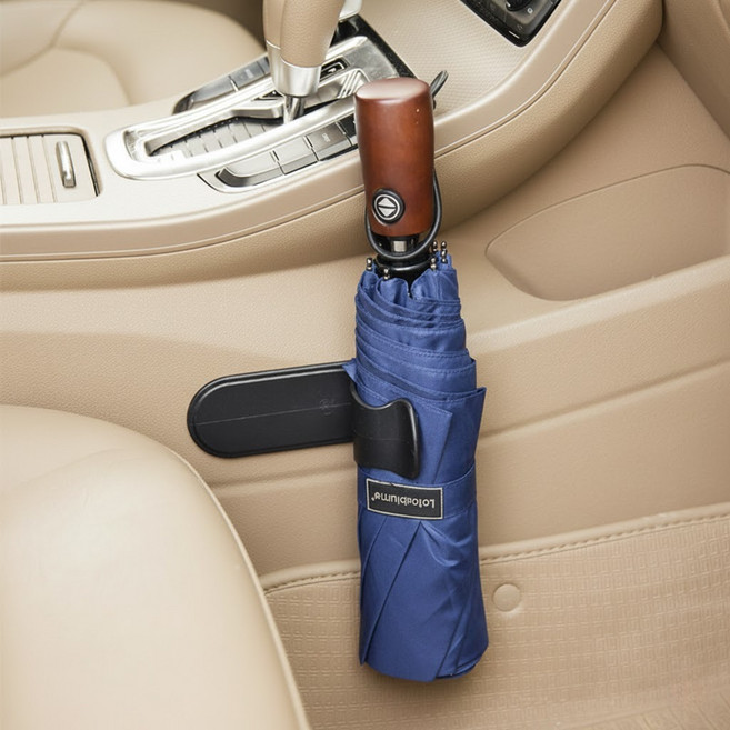 큐히트 차량용 우산 거치대, 블랙, 2개