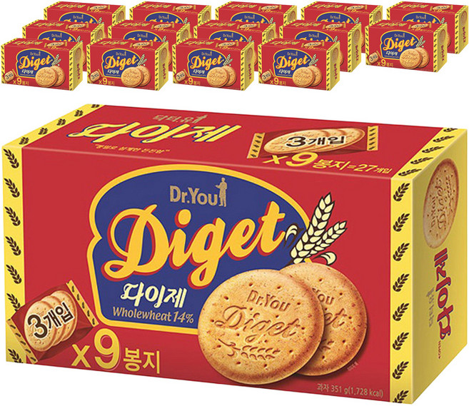 닥터유 다이제, 351g, 15개