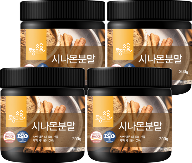 Tojongherb 肉桂粉, 200g, 4個