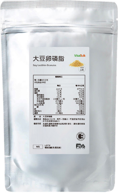 VitalBulk 大豆卵磷脂, 453g, 1包