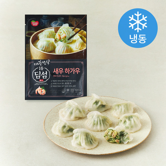 동원 딤섬 새우 하가우 (냉동), 420g, 1개
