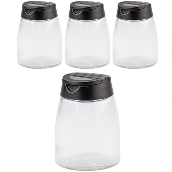 인블룸 2way 내열유리 양념통, 150ml, 4개