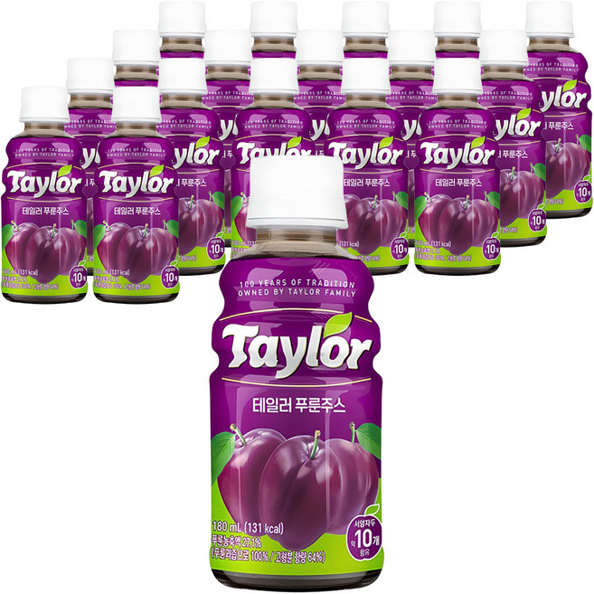 Taylor 李子汁, 180ml, 18瓶