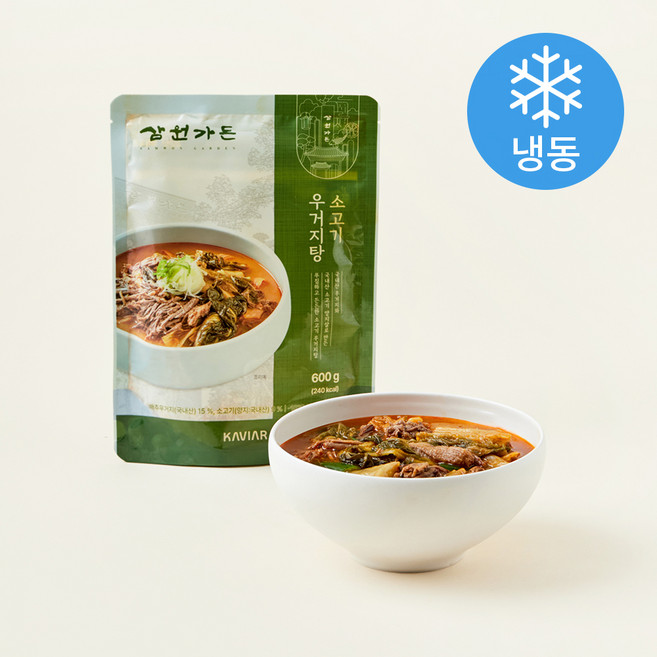 삼원가든 소고기 우거지탕 (냉동), 600g, 2팩
