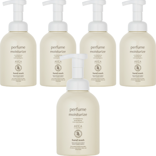 아브카 퍼퓸 핸드 워시 베이비 파우더향, 500ml, 5개