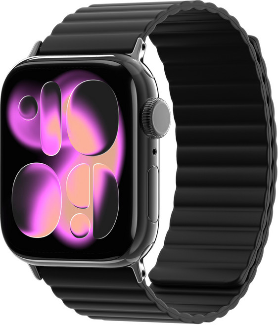 KMAX Apple Watch 磁吸錶帶, 1個, 黑色