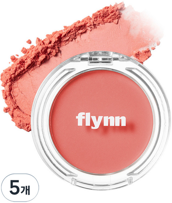 플린 블룸 헤이즈 블러쉬 3.8g, 03 애프리콧 데이즈, 5개