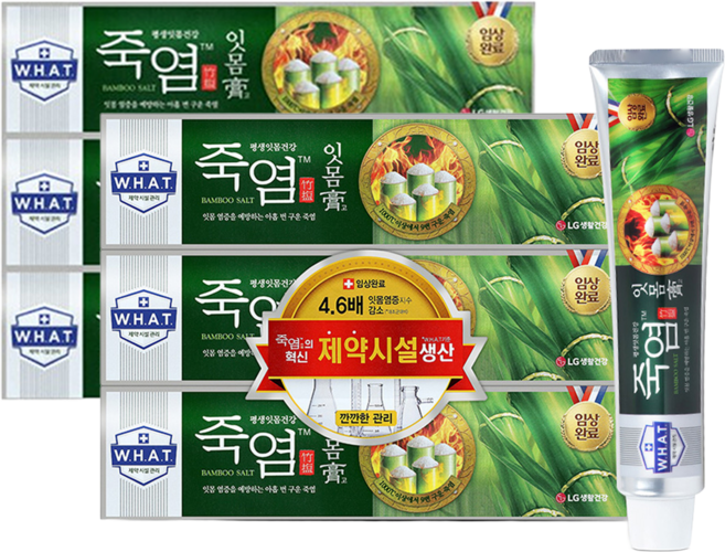 죽염 잇몸고 치약, 120g, 6개