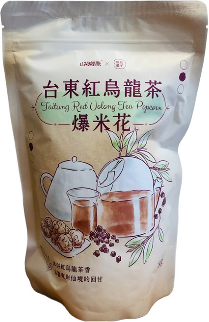 山海經脈 台東紅烏龍爆米花, 80g, 1包