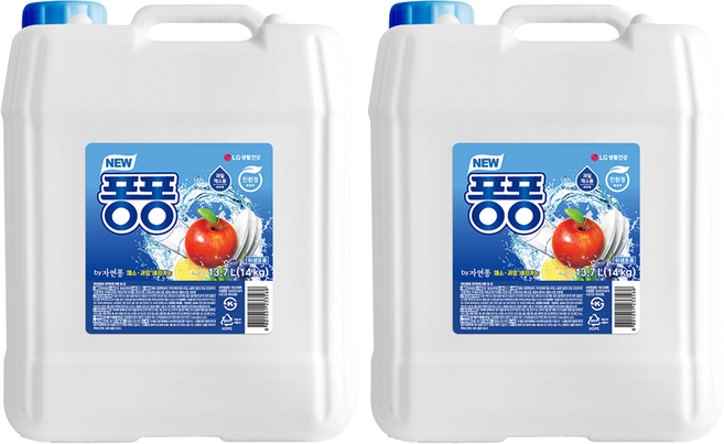 퐁퐁 뉴 주방세제, 13.7L, 2개