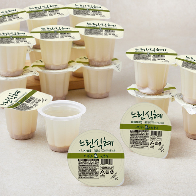 느린부엌 느린식혜 컵형, 40개, 100ml