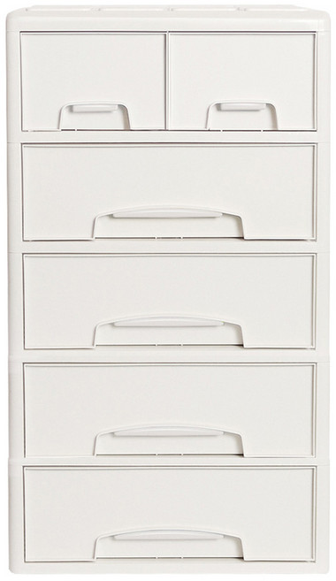 리빙스마일 베이비 서랍장 1트윈, 마블컬러, 5단