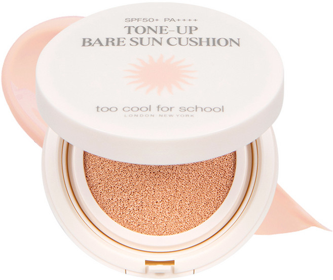 투쿨포스쿨 톤업 베어 선 쿠션 SPF50+ PA++++, 15g, 1개