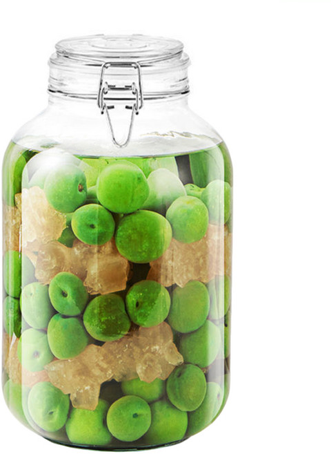 헬로키친 다용도 밀폐 유리병, 4L, 1개