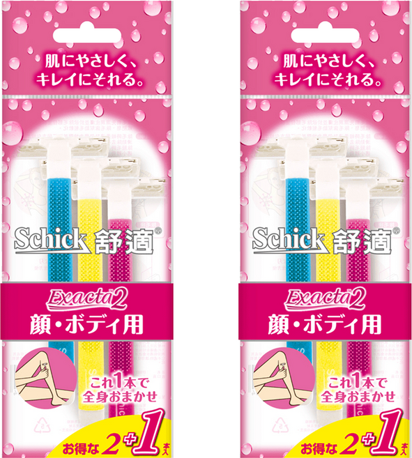 Schick 舒適牌 舒絲仕女輕便刀, 2組