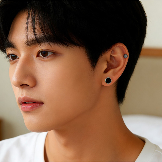 미다미 심플에폭 피어싱 2p + 케이스 세트 pc1019